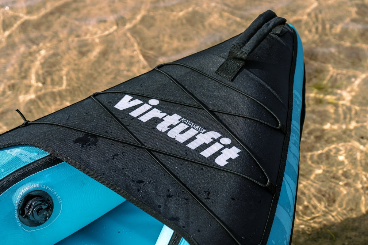 VirtuFit Kayak 335 - Turquoise - Met Kajak zitjes en draagtas - Tweedekans - Afbeelding 7