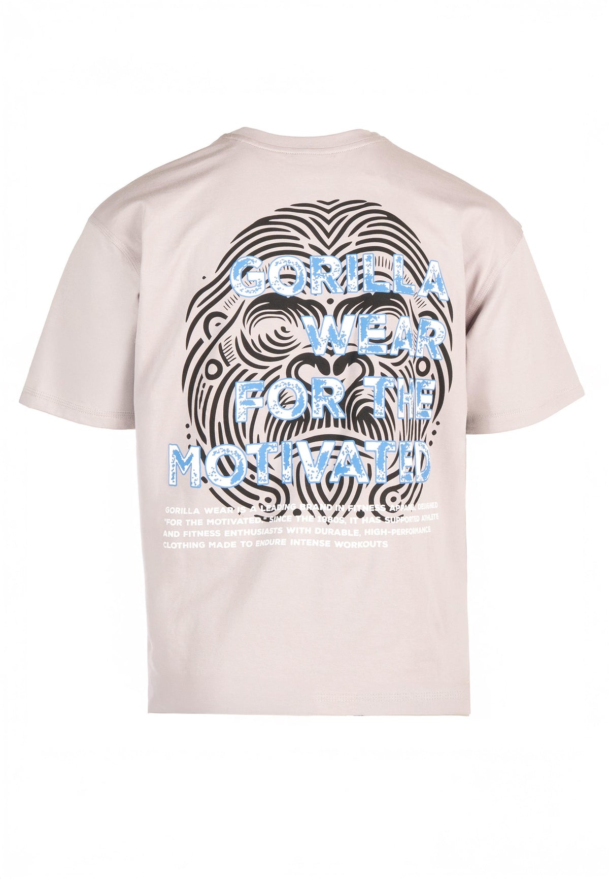 Gorilla Wear Macon Oversized T-shirt - Lichtgrijs - Afbeelding 8
