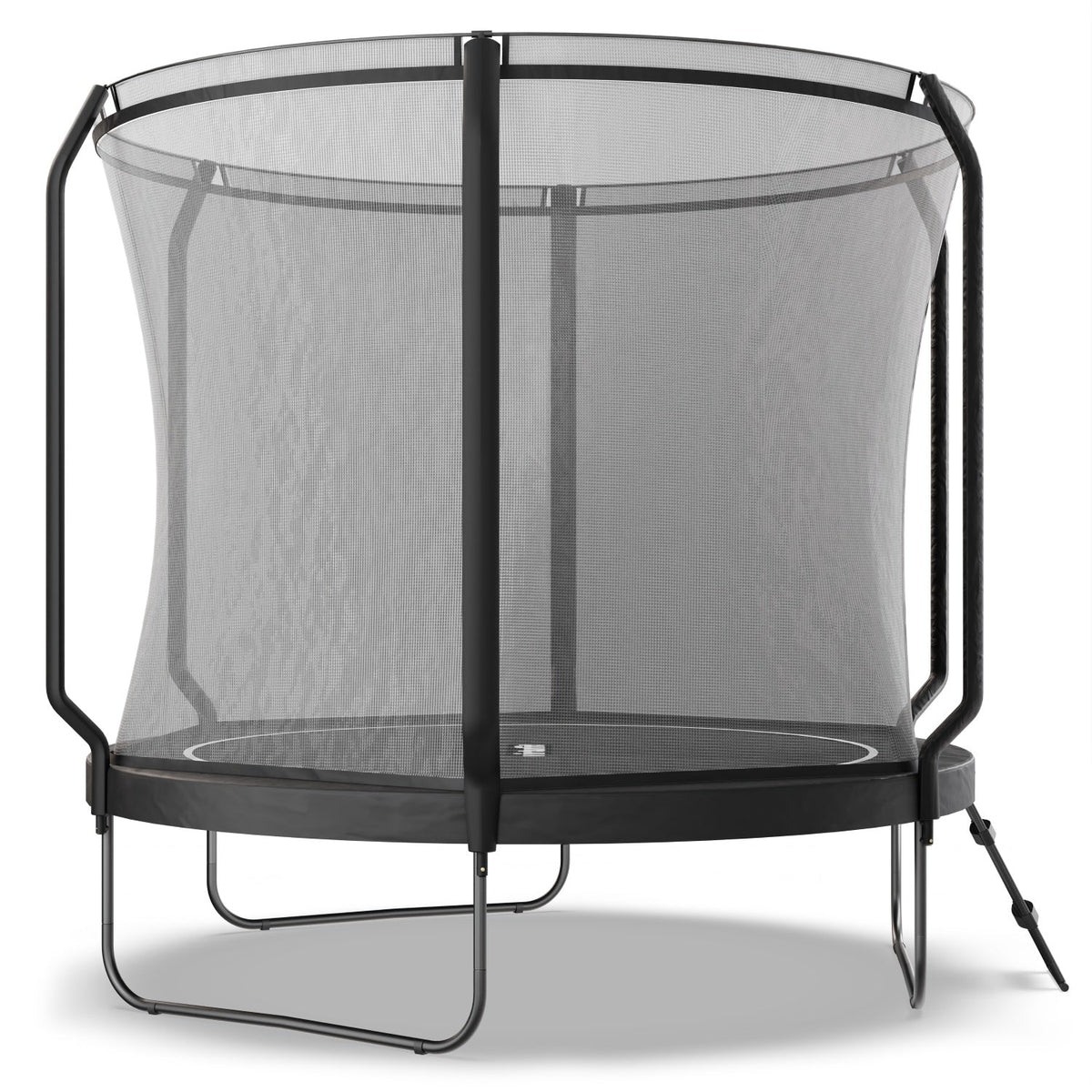 VirtuFit Premium Trampoline met Veiligheidsnet - Zwart - 251 cm - Afbeelding 9