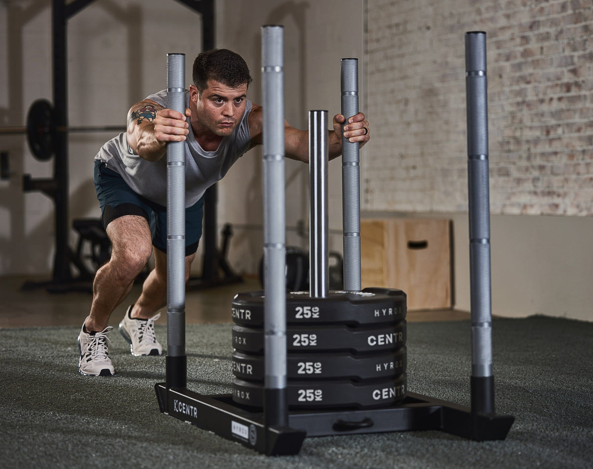 Centr x HYROX Interlocking Bumper Plate - 20 kg - Sfeerafbeelding
