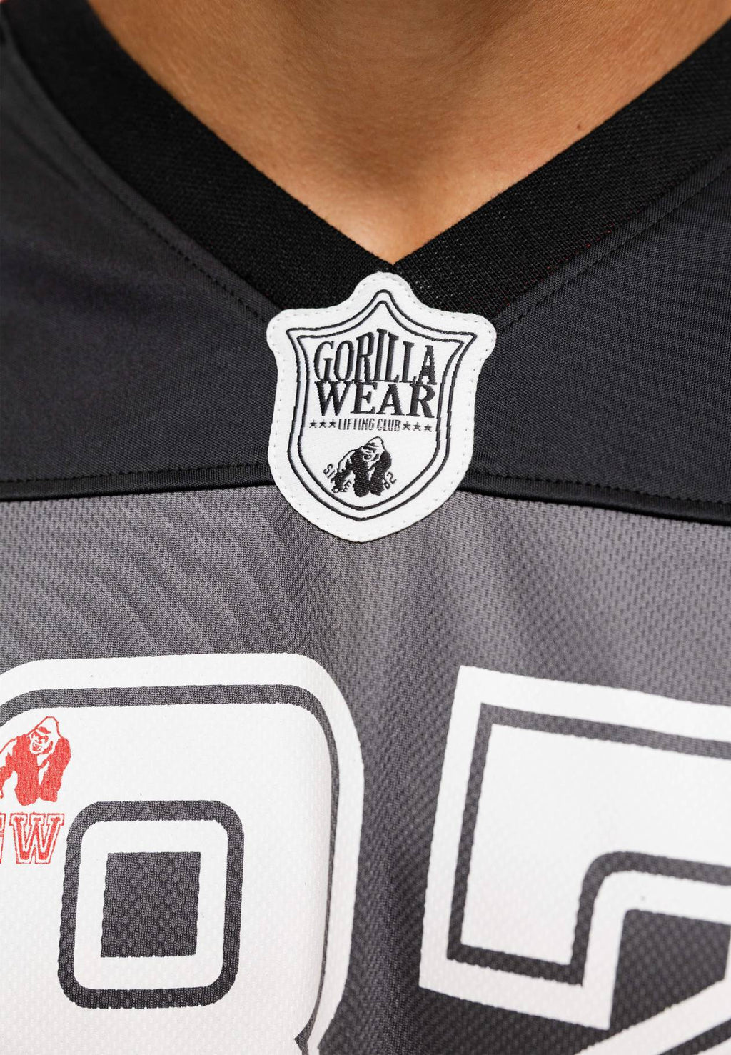 Gorilla Wear Tyler Football Jersey - Zwart/Wit - Afbeelding 7