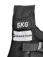 Muscle Power Gewichtsvest - Zwart - 5 kg - In gebruik