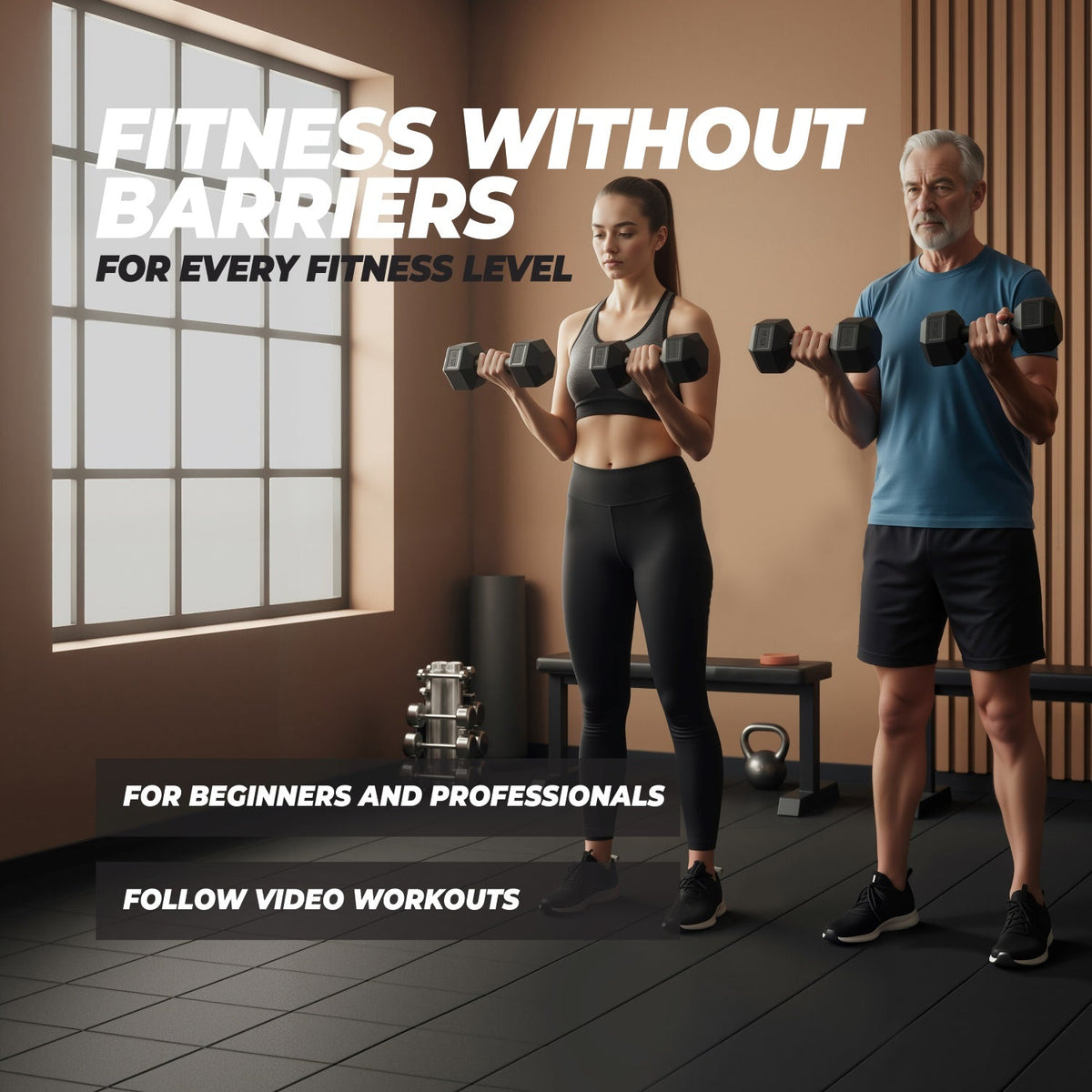 VirtuFit Hexa Dumbbell Pro Set - 2 x 35 kg - Afbeelding 6