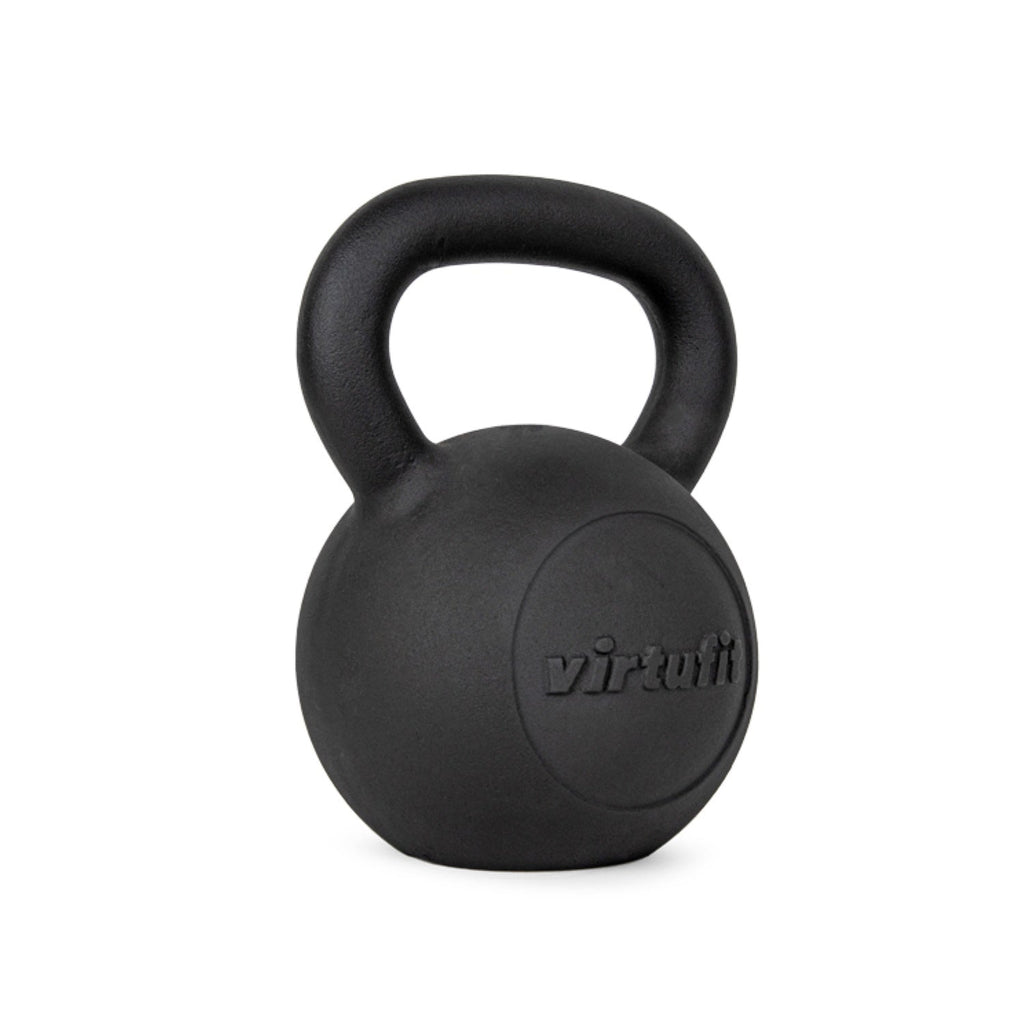 VirtuFit Kettlebell Pro - Kettle Bell - Gietijzer - 28 kg - Logo