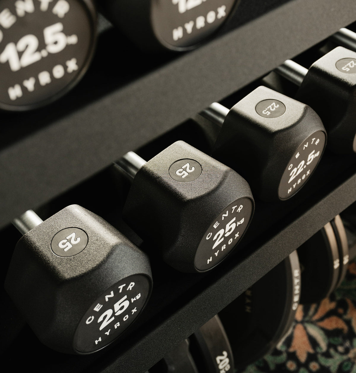 Centr x Hyrox Urethane Hexagon Dumbbell - 5 kg - Afbeelding 5