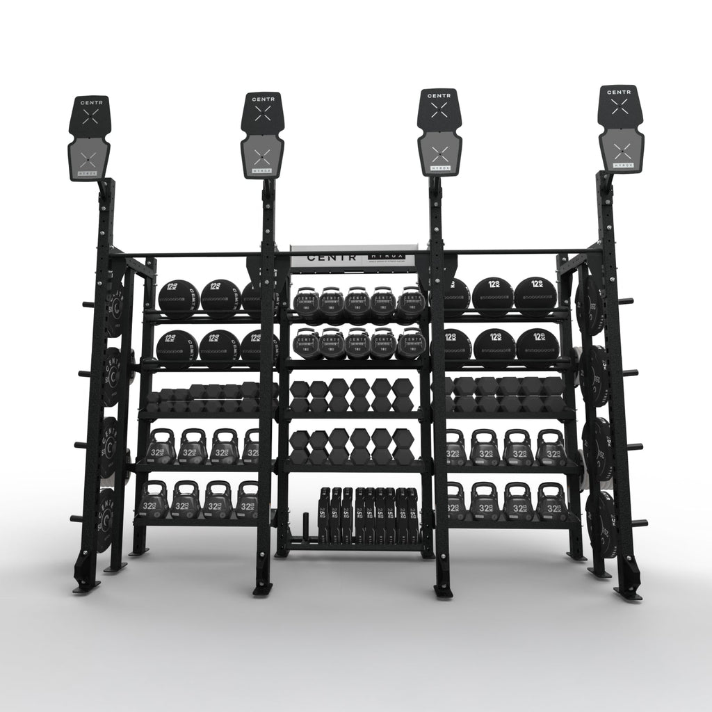 Centr x HYROX Perform Rig - 4 Targets - In gebruik