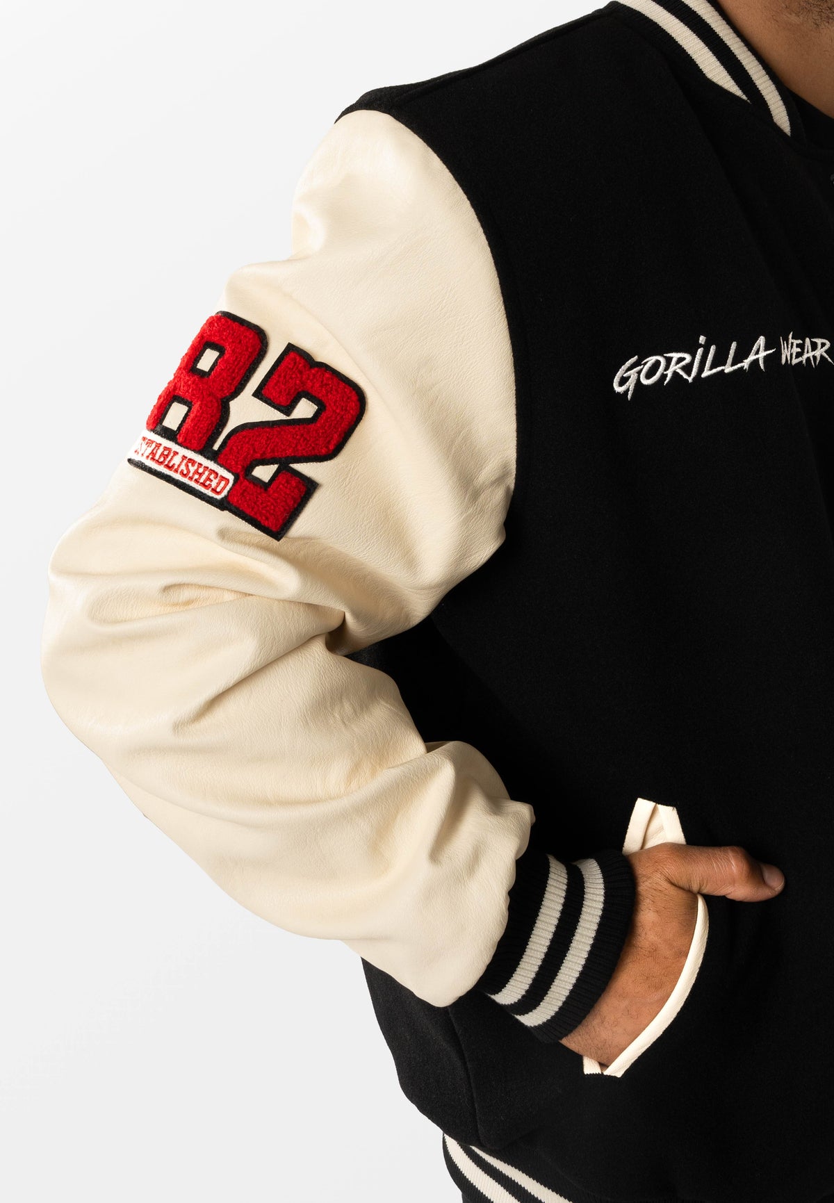 Gorilla Wear Saint Louis Varsity Jacket - Zwart - Afbeelding 6