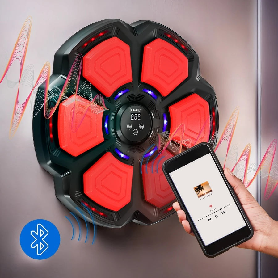 HMS Elektronisch Bluetooth Bokstarget - Met Muziek & Handschoenen - Afbeelding 5