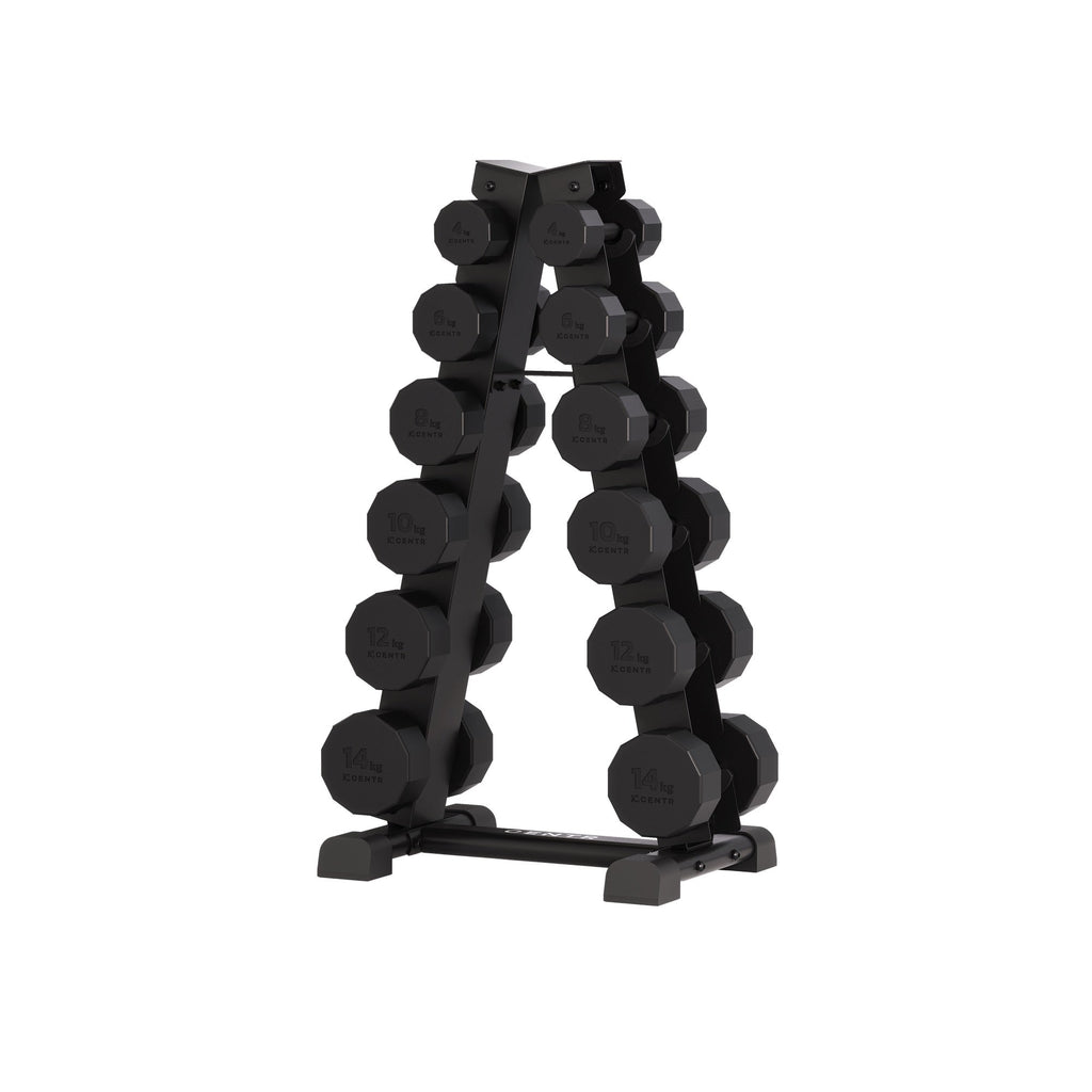 Centr Dumbbell Toren met 12-delige dumbbellset - 4 t/m 14 kg - In gebruik