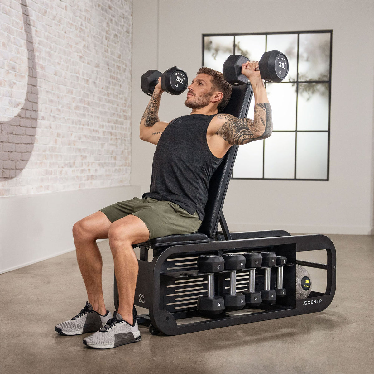 Centr Fusion Bench - Trainingsbank met opbergruimte - Afbeelding 6