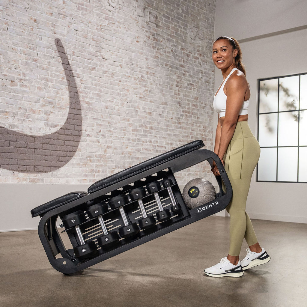 Centr Fusion Bench - Trainingsbank met opbergruimte - Afbeelding 8