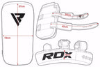RDX Sports Stootkussen - Thai Kick Pad - Wit - In gebruik