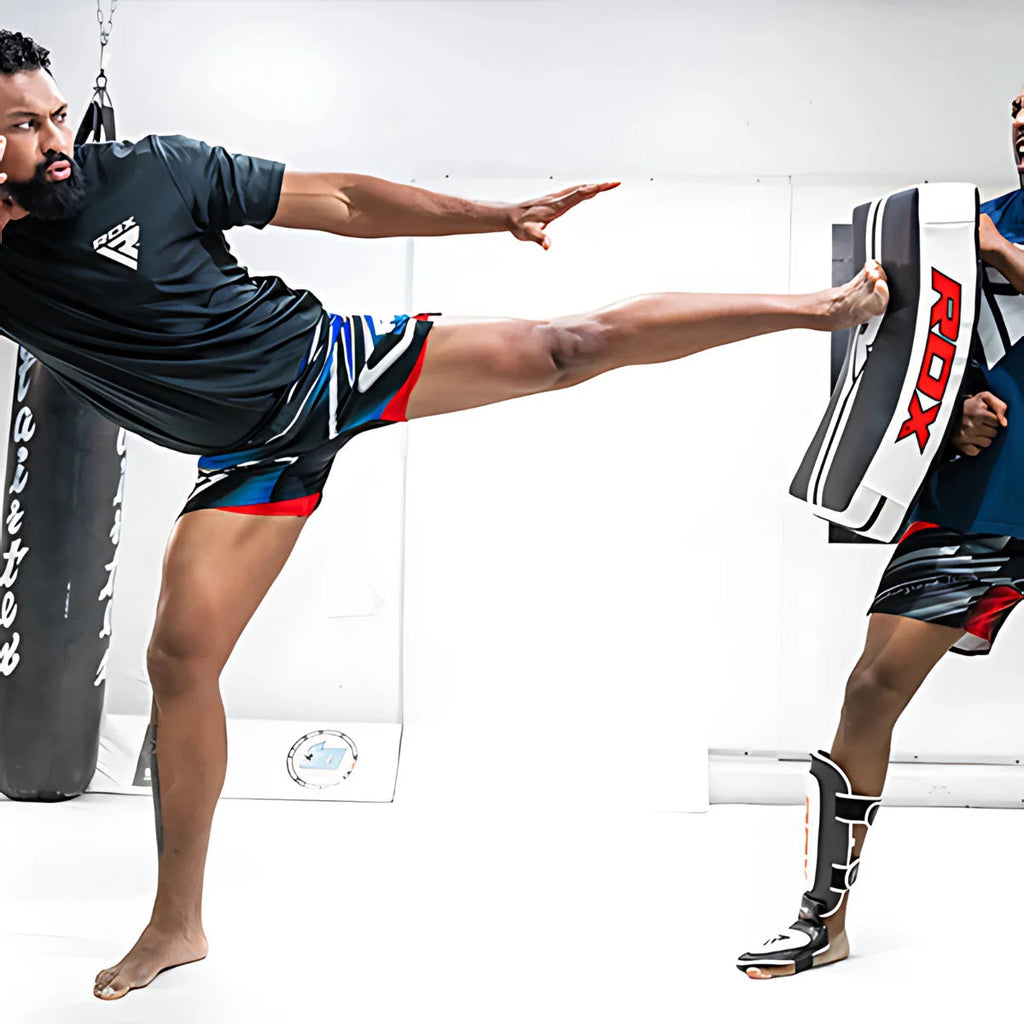 RDX Sports T1 Gebogen Stootkussen - Zwart - Afbeelding 5