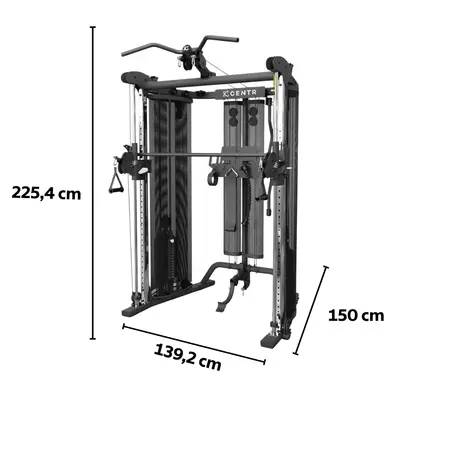 Inspire SF6 Home Gym Functional Trainer with Selectorized Smith Bar - Afbeelding 5