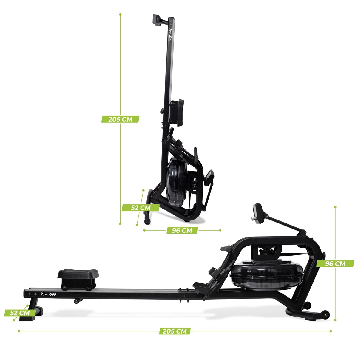 VirtuFit Roeitrainer Pro Water Resistance Row 1000 - Showroommodel