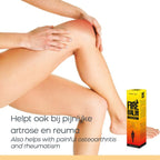 Orange Care FireBalm Warmtecrème - In gebruik
