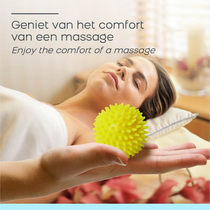 Wonder Core Spiky Massage Ball 9 cm - Grijs - Afbeelding 5