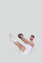 Bala Pilates Ball - Non-Weighted - Charcoal/Grijs - In gebruik