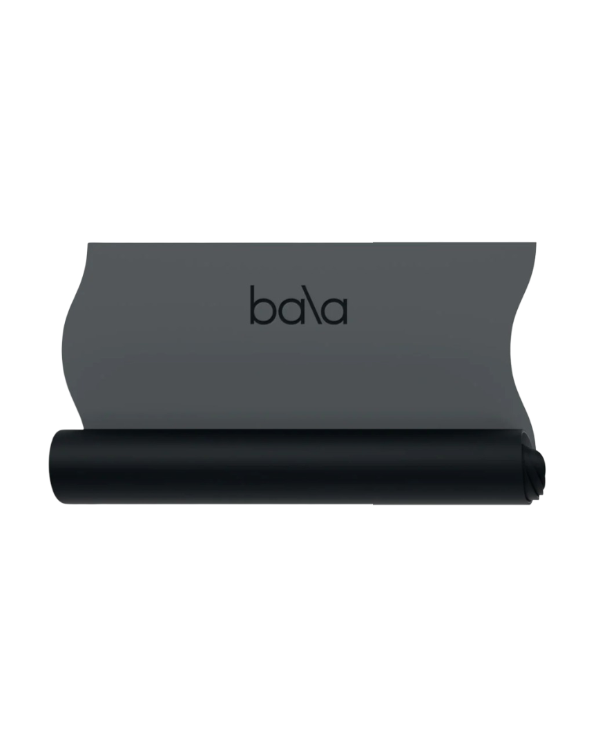 Bala The Wavy Mat - Yogamat - Charcoal/Grijs - In gebruik