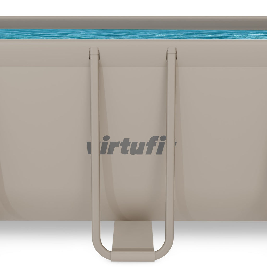 VirtuFit Rechthoekig Zwembad 400 x 200 x 122 cm - Beige - Afbeelding 10