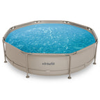 VirtuFit Rond Zwembad - Ø305 x 76 cm - Beige - Afbeelding 10