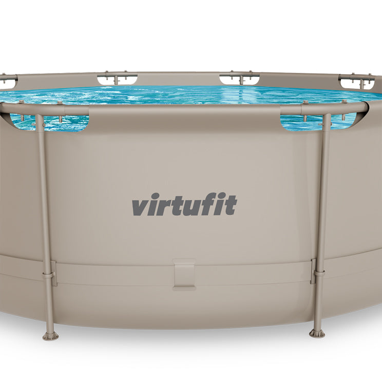 VirtuFit Rond Zwembad - Ø366 x 100 cm - Beige - Afbeelding 10