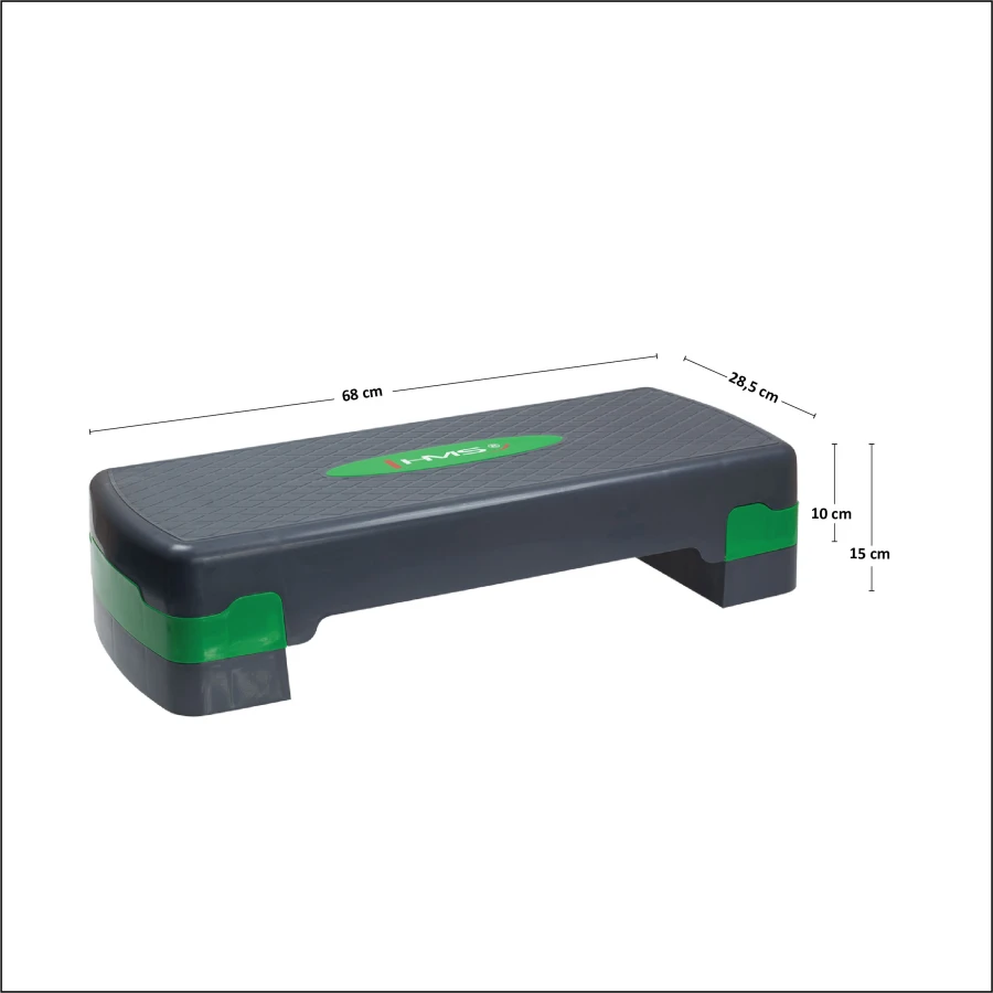 HMS Fitness Aerobic Step - Zwart/Groen - Afbeelding 9