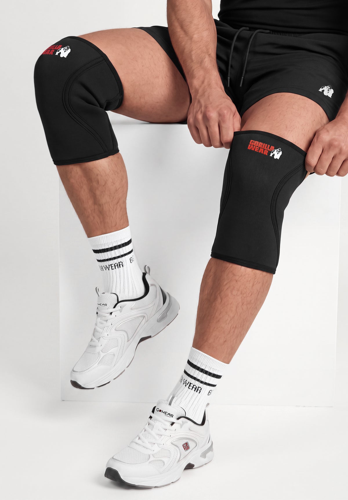 Gorilla Wear 5MM Premium Knee Sleeves - Zwart