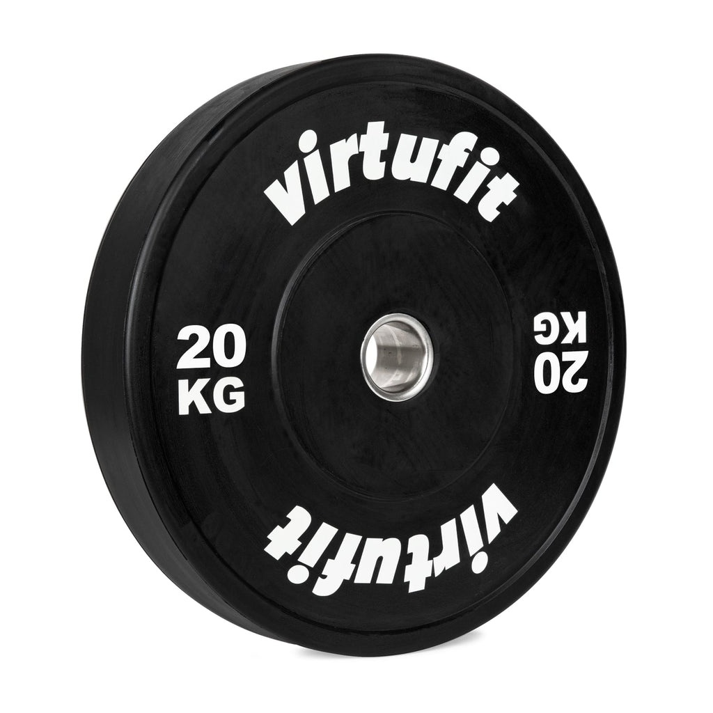 VirtuFit Olympische Bumper Plate Halterset - 90 kg - In gebruik