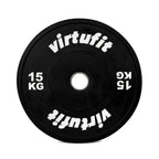 VirtuFit Bumper Plate Set - Olympische Halterschijven van Rubber - 150 kg - In gebruik