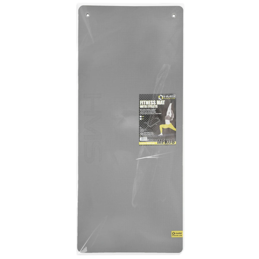 HMS Fitness Mat - Grijs/Zwart - 15 mm - In gebruik