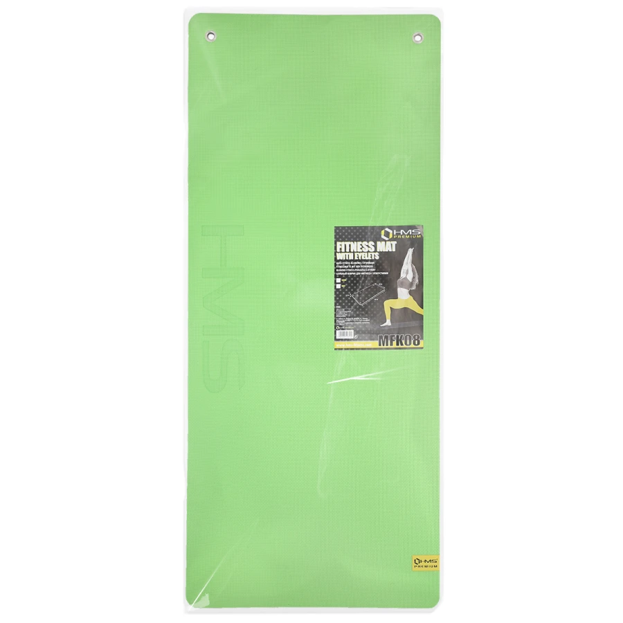 HMS Fitness Mat - Groen/Grijs - 15 mm - In gebruik
