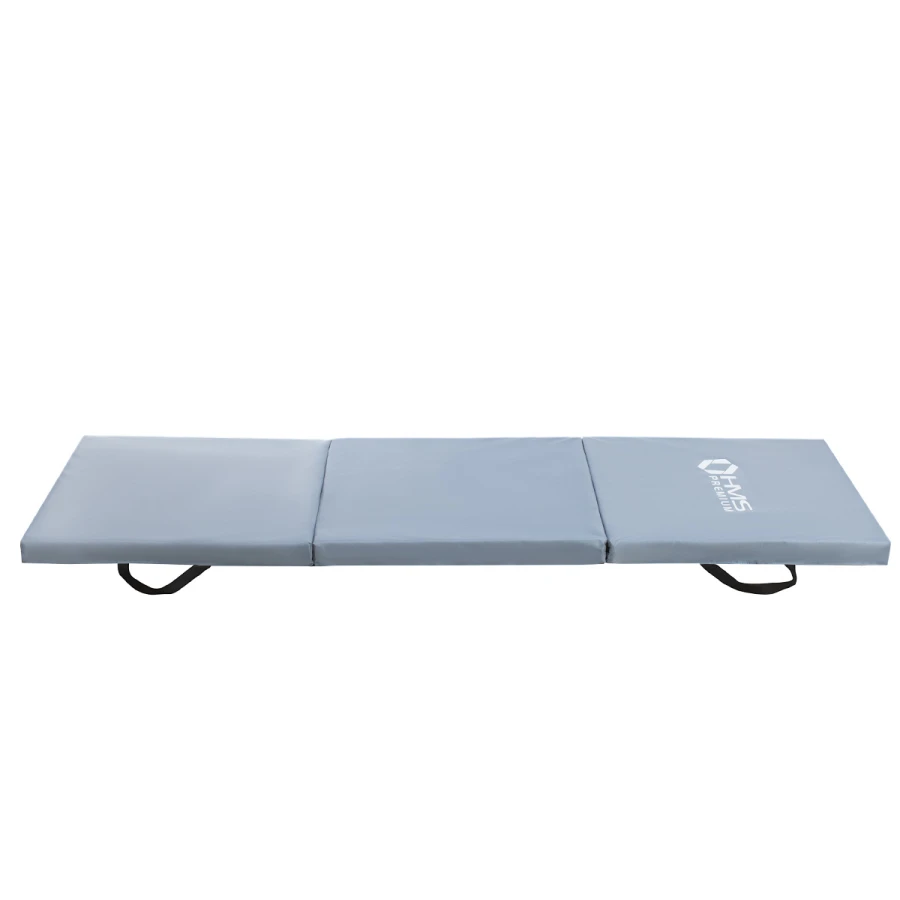 HMS Premium Opvouwbare Fitness Mat - Grijs - Afbeelding 9