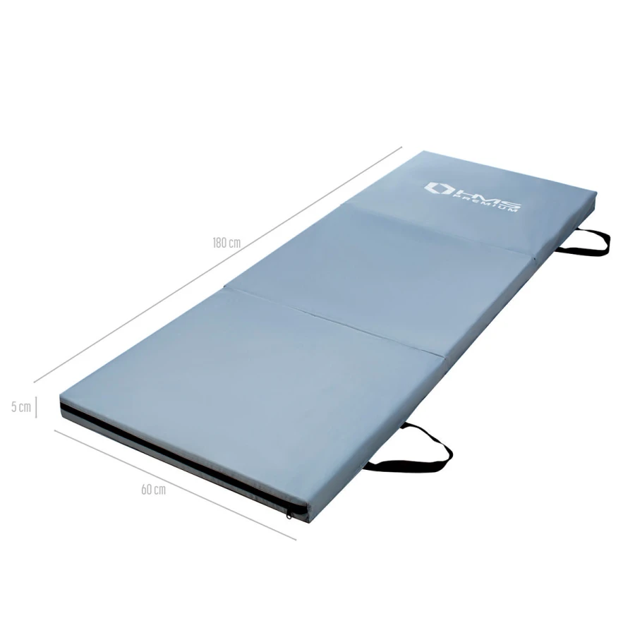 HMS Premium Opvouwbare Fitness Mat - Grijs - Afbeelding 15