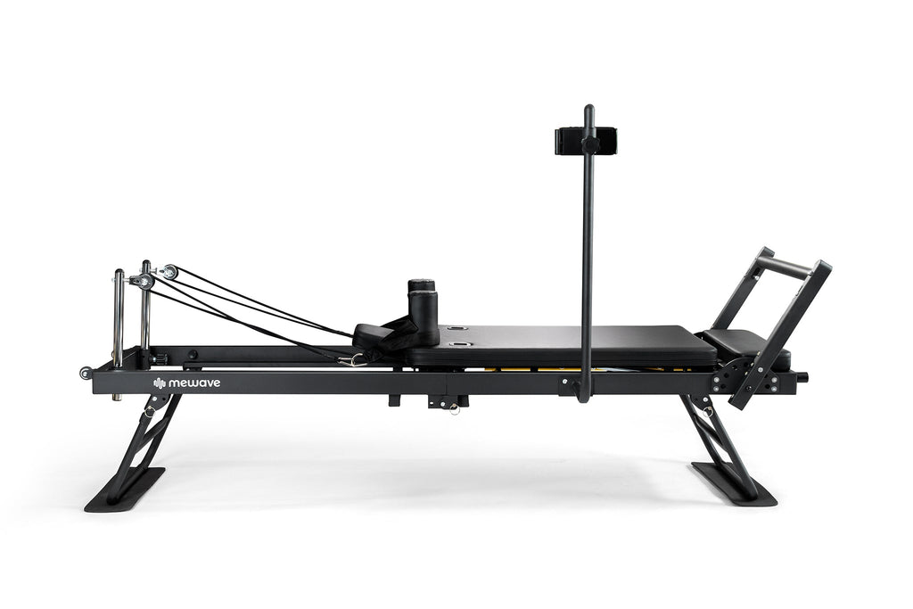 Mewave Pilates Reformer Pro Complete Set - Zwart - In gebruik