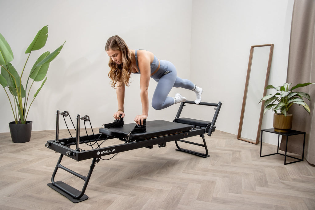 Mewave Pilates Reformer Pro - Zwart - Afbeelding 5
