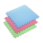 One Fitness Puzzelmat - Set van 9 - 10 mm - Multi - Afbeelding 11