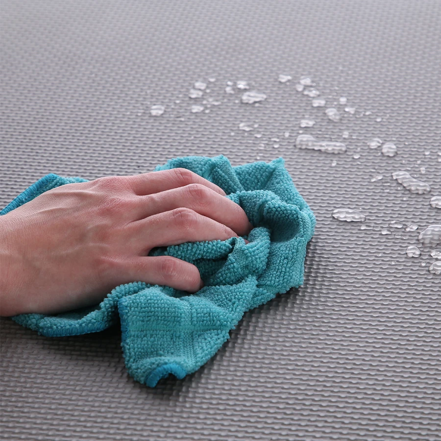 One Fitness Puzzelmat - Set van 9 - 10 mm - Roze/Grijs - Afbeelding 15
