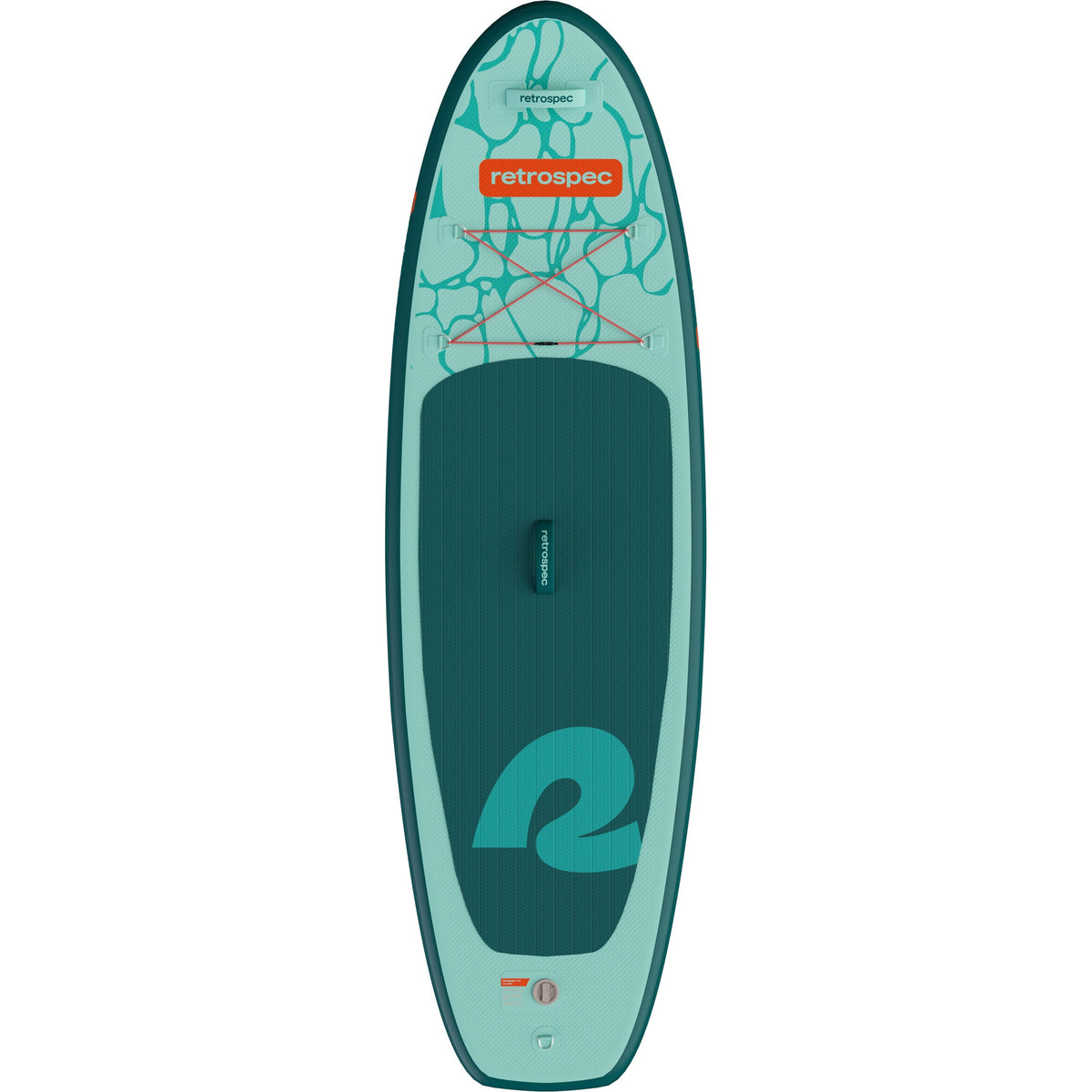 Retrospec Supboard Weekender Nano iSUP - 259 cm - Seafoam Ripple - In gebruik