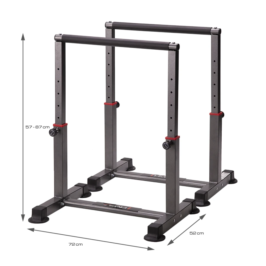 HMS Parallettes - Set van 2 - Zwart - Afbeelding 10