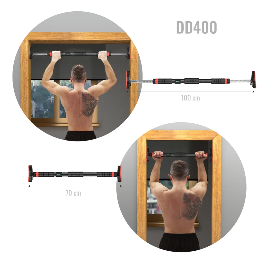 HMS Optrekstang - Pull Up Bar - Verstelbaar 70 - 100 cm - Afbeelding 15