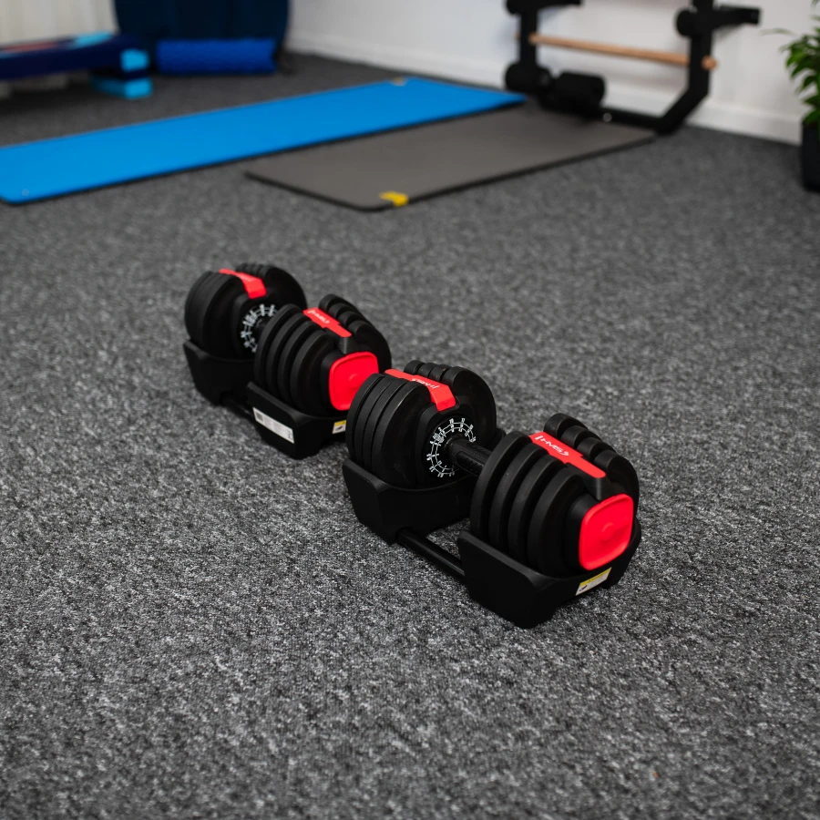 HMS 3-in-1 Verstelbare Dumbbell Set - 43,5 kg - Afbeelding 6