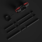 HMS 3-in-1 Verstelbare Dumbbell Set - 43,5 kg - Afbeelding 12