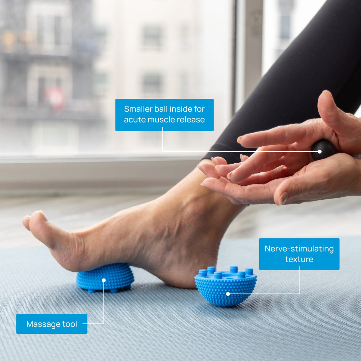 Naboso Neuro Ball - Massage Bal - Blauw - Afbeelding 5