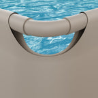 VirtuFit Rechthoekig Zwembad 400 x 200 x 122 cm - Beige - Compleet Pakket - Afbeelding 12