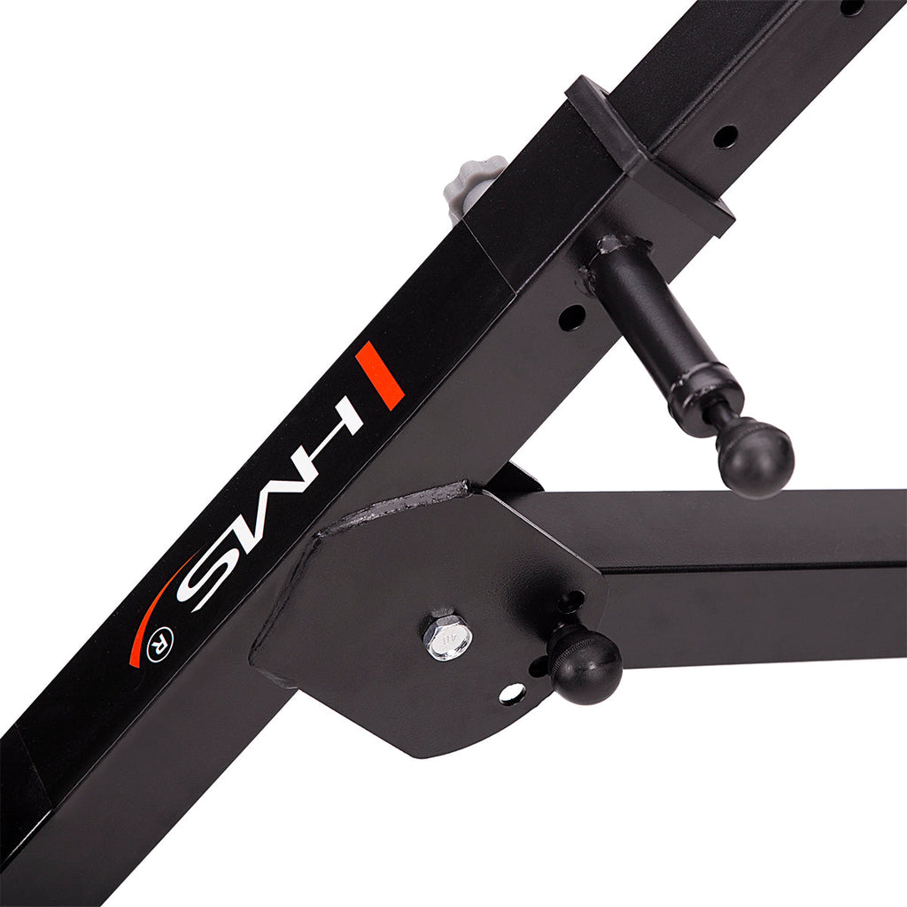 HMS Verstelbare Hyperextension - Zwart/Rood - Afbeelding 7