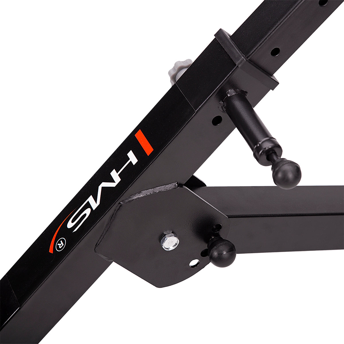 HMS Verstelbare Hyperextension - Zwart/Rood - Afbeelding 7