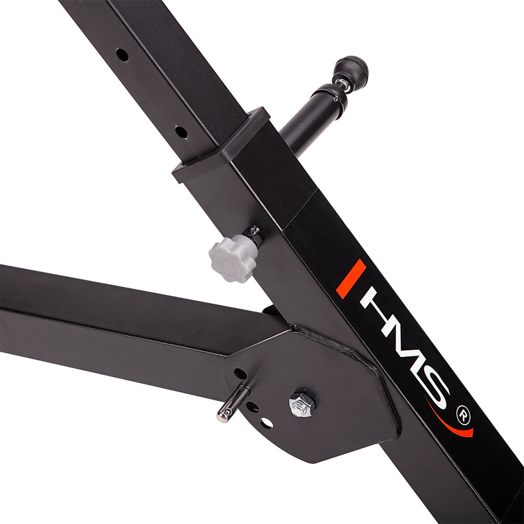 HMS Verstelbare Hyperextension - Zwart/Rood - Afbeelding 8