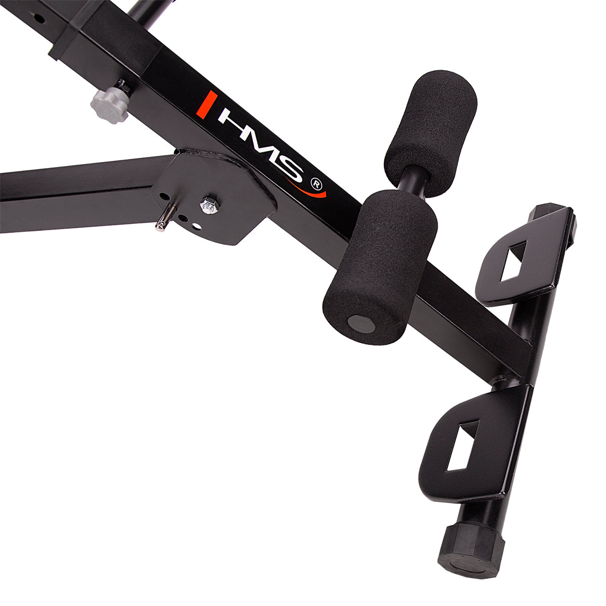 HMS Verstelbare Hyperextension - Zwart/Rood - Afbeelding 9