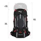 NILS Camp Rugzak Northlake - Zwart - 30L + 10L - Afbeelding 6